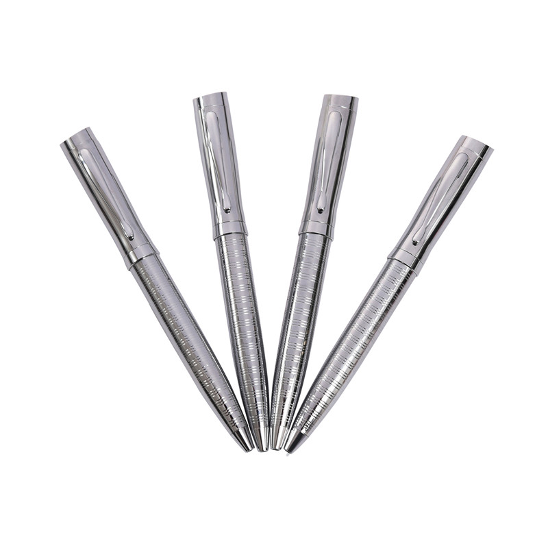 Wholesale Metal Pen Hot silver heavy ballpen-KR032