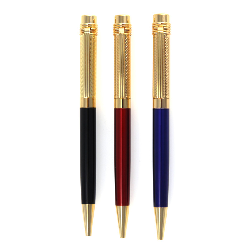 Customized Metal Executive Ballpoint pen Carved Pen with Pen Box for Fancy Gift-KR042