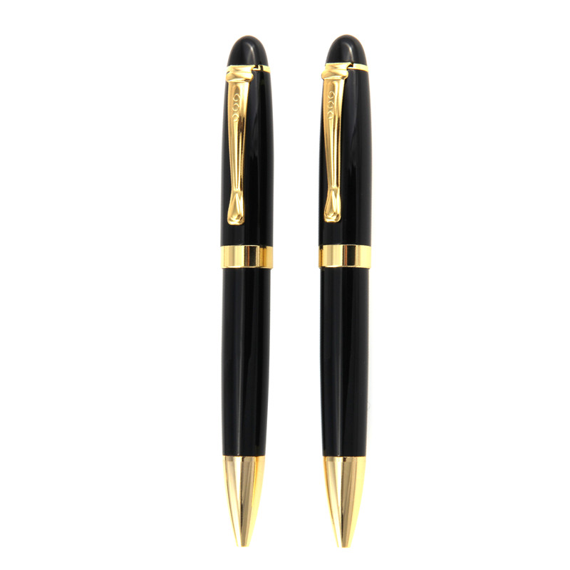 Business Gift Set Newest Luxury Laser Logo Ballpoint Pen with Pen Holder-KR053 