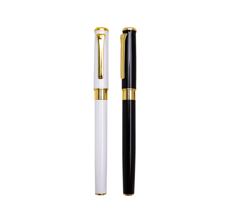 High quality fashion corporate gift pen premium metal ballpoint pens with custom laser logo-KR2018