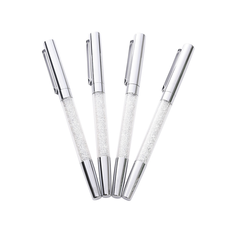 Original factory full color option custom logo printed crystal diamond pen-KR2019