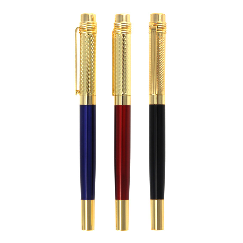 High quality luxury elegant gift promotional metal roller ball pens with custom logo-KR2034