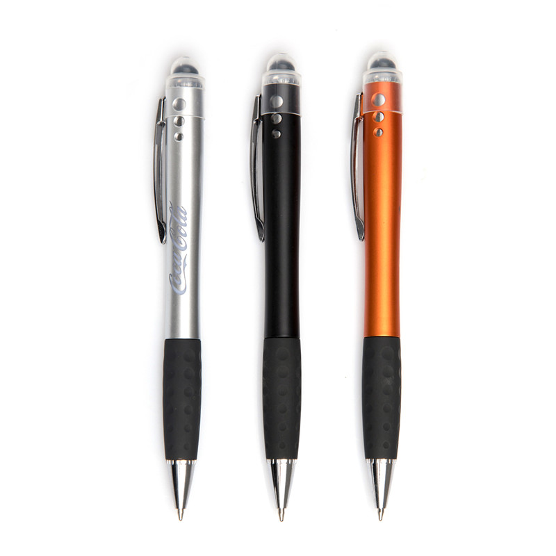 New Type Multifunctional LED Light Pen with Laser Logo and Stylus Touch-KR6004