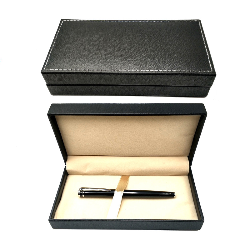 Hot Selling Promotion PU Leather Pen Box Luxury Advertising Gift Pen Box-BJ06 