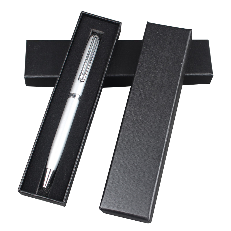 Fancy Paper Ballpoint Pen Packaging Box With Logo Print-BZ06