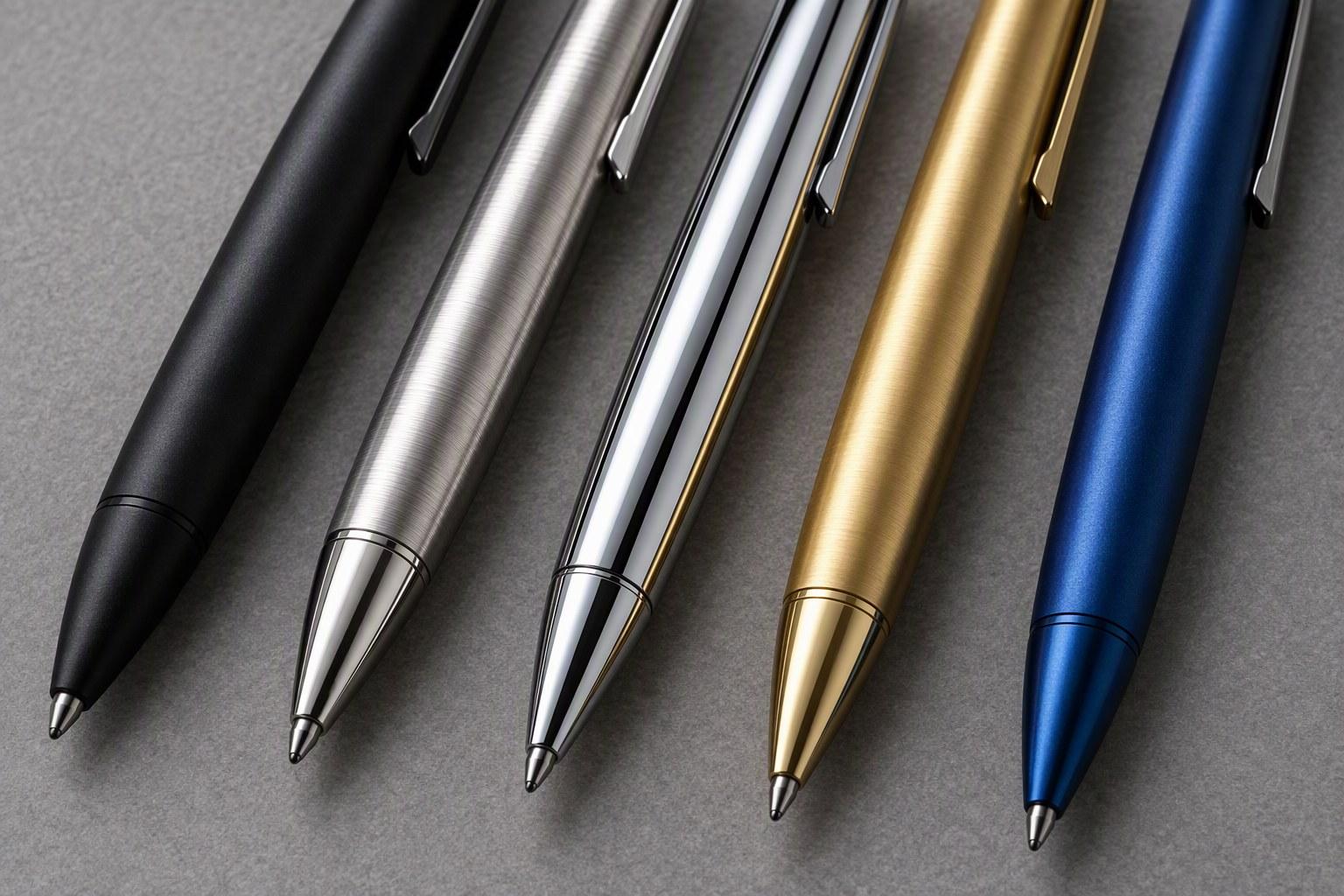 Metal Pen Finishes Explained: Anodised, Plated, Lacquered and Matte blog12 hero pen finishes
