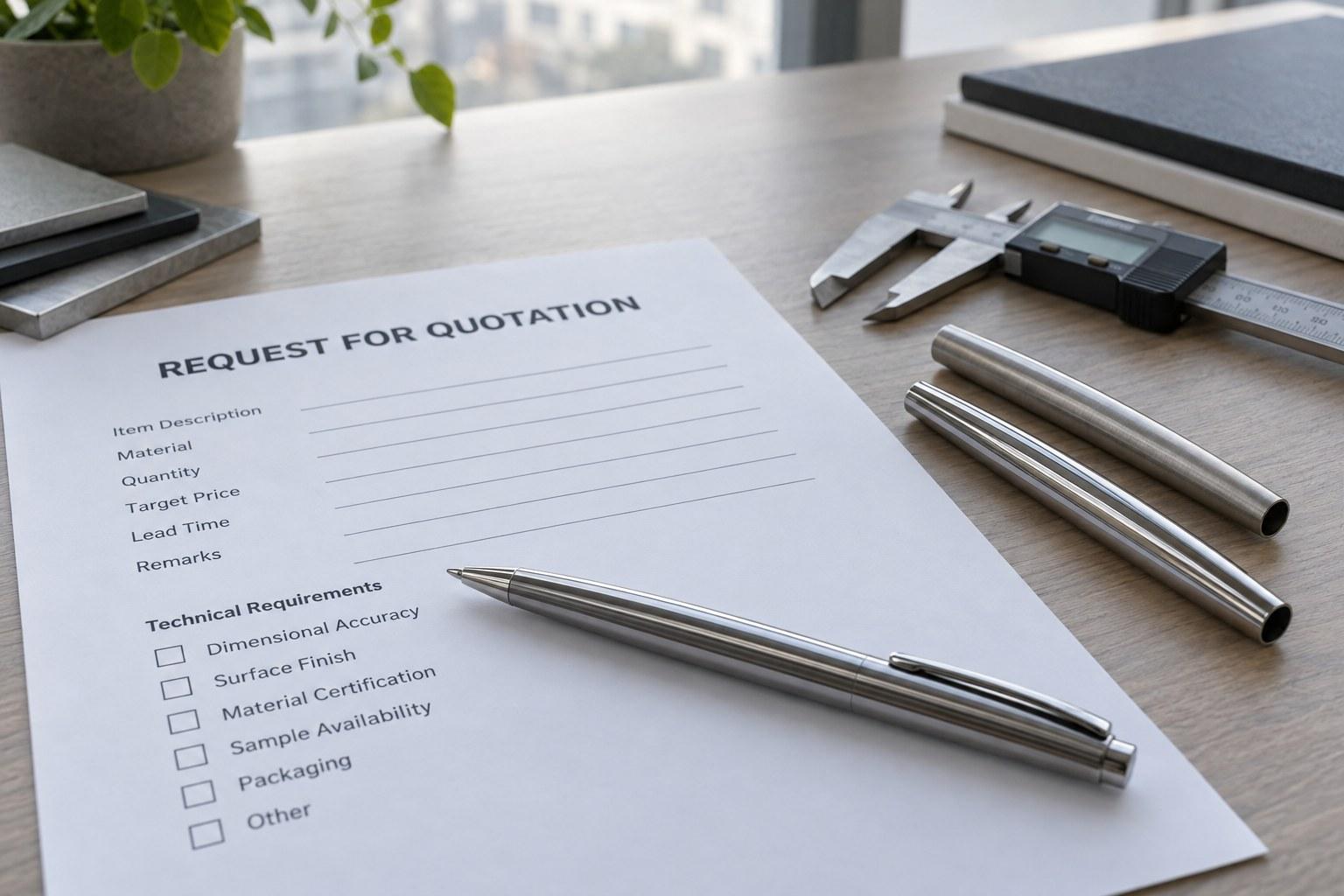 Custom Pen RFQ Checklist: What to Send Before You Ask for a Quote blog17 hero rfq checklist