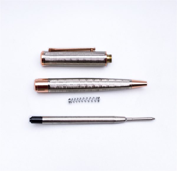 5e1d320d195b0 Custom Logo Engraved Wavy Line Metal Ball Pen-KR001 | Karry