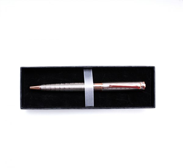 5e1d320d1b7d3 Custom Logo Engraved Wavy Line Metal Ball Pen-KR001 | Karry