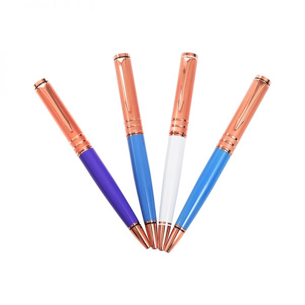New Design Elegent Chrome Rose Gold Metal ballpoint pen-KR007 | Karry