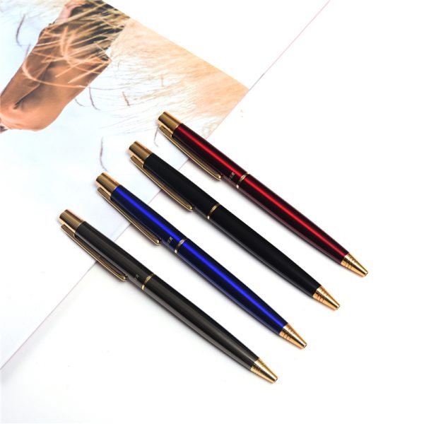 5e1ebba09b39a Twist business pen metal ballpoint custom logo pen-KR012 | Karry