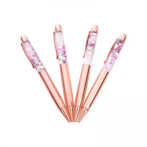 Promotional Twist Custom Glitter Floating Pen Gold Pen-KR023 | Karry