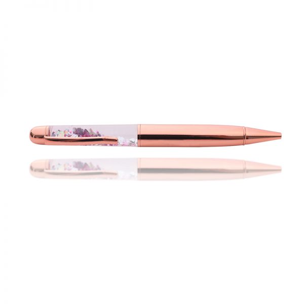 Promotional Twist Custom Glitter Floating Pen Gold Pen-KR023 | Karry