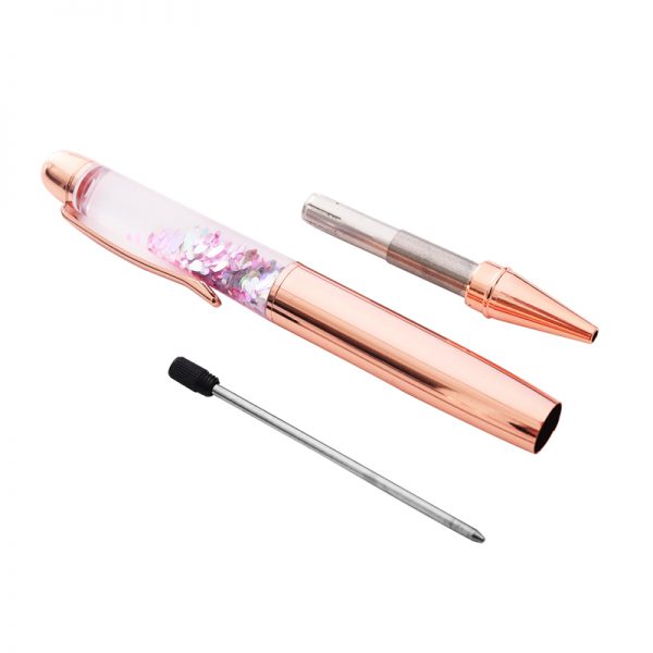 Promotional Twist Custom Glitter Floating Pen Gold Pen-KR023 | Karry