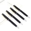 5e1ed10181624 Promotional black metal twist slim hotel pens with custom logo-KR031 | Karry