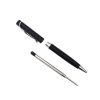 5e1ed10182621 Promotional black metal twist slim hotel pens with custom logo-KR031 | Karry