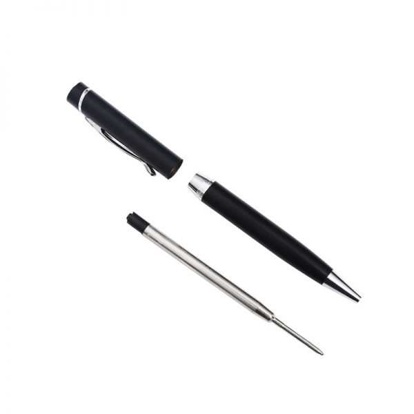 5e1ed10182621 Promotional black metal twist slim hotel pens with custom logo-KR031 | Karry