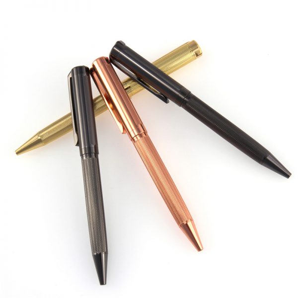 NEW Design Luxury twist Metal Ballpoint Pen With Etching Pattern-KR040 | Karry