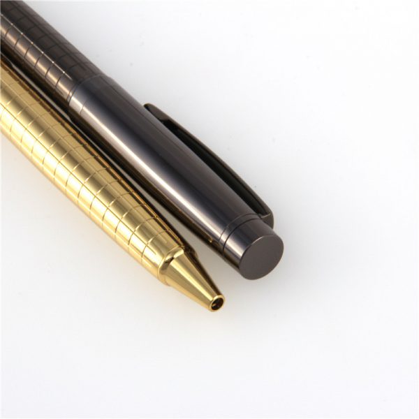 5e1fc67e91910 Laser carving multicolored Metal Ballpoint Pen with box-KR043 | Karry