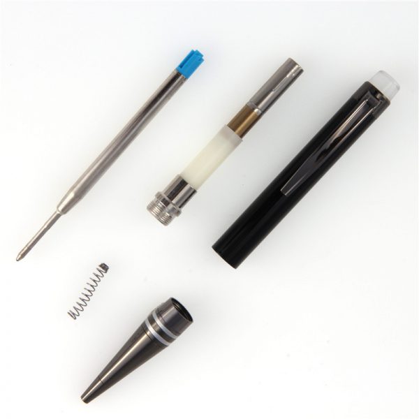 5e1fca3a65e21 Copper top barrel acrylic bottom pen luxury metal ballpoint pen-KR048 | Karry