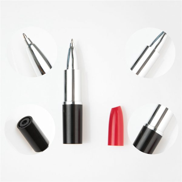 5e254a4218979 Promotional funny Lipstick Shaped Ballpoint Pen for women-KR9027 | Karry